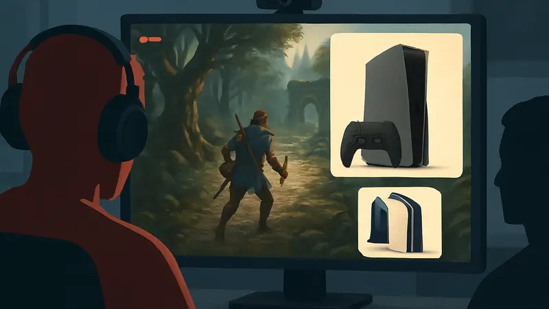 Скриншот стрима Samson с изображением геймплея и баннером о розыгрыше PS5 Pro.