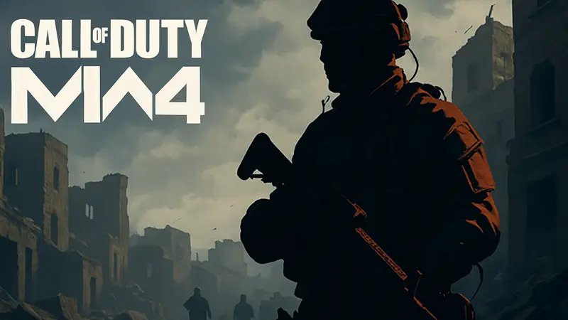 Фан-арт обложки Call of Duty 2026 Modern Warfare 4 с персонажем в тактическом снаряжении