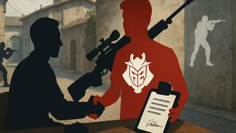 G2 r1nkle киберспорт подписание Counter-Strike новый игрок AWP трансфер