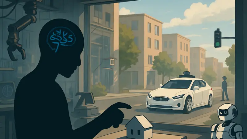 Искусственный интеллект, изучающий физический мир, с элементами робототехники и автономного вождения