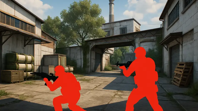 Обновлённая карта Cache в Counter-Strike 2, скриншот геймплея