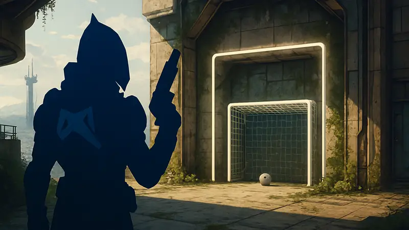 Игрок Destiny 2 находит скрытые футбольные ворота в Башне