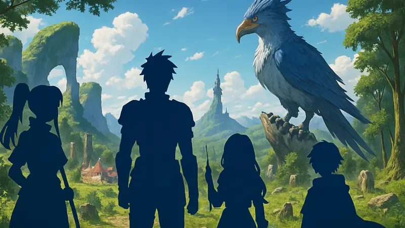 Тизер-визуал третьего сезона аниме Shangri-La Frontier с новыми персонажами или ключевыми сценами.