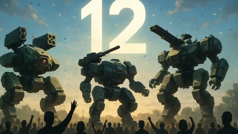 Боевые роботы из игры War Robots празднуют 12-летие на специальном ивенте