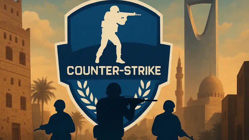 Эмблема турнира Counter-Strike на Esports Nations Cup в Саудовской Аравии