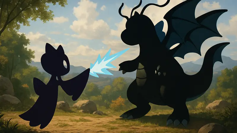 Фросслас атакует Мега Драгонайта в Pokemon Champions, гайд покемонов