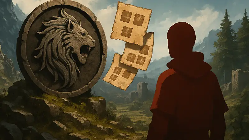 Логотип игры Crimson Desert и патчи после релиза.