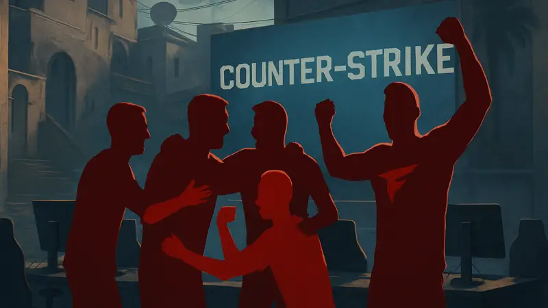 FaZe Clan празднуют победу над FURIA на турнире Rivals по CS2