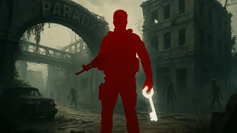 Игрок в Black Ops 7 Zombies исследует Paradox Junction, ища Затерянный ключ для получения инструмента Эфира.