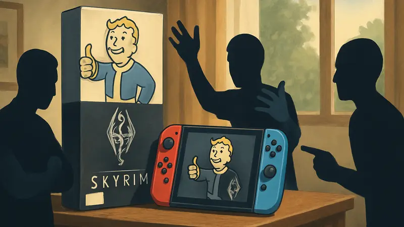 Fallout 4 и Skyrim на Nintendo Switch 2: фанаты критикуют выпуск игр с кодом в коробке.