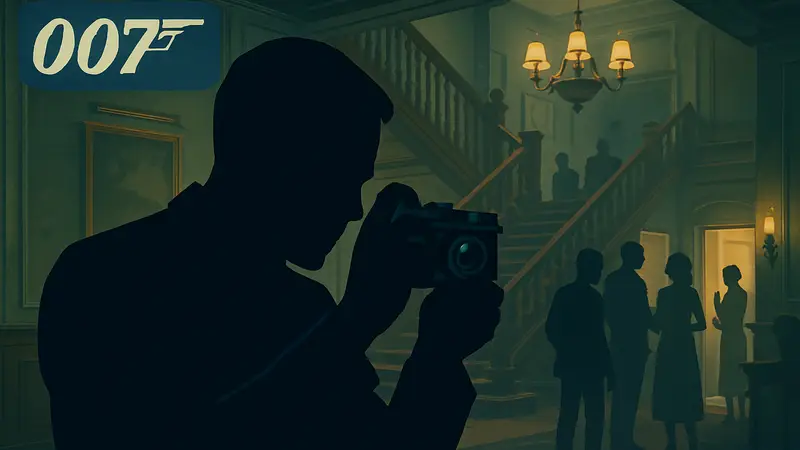 Геймплей 007 First Light: игрок с камерой в главе Uninvited для квеста «Say Cheese!» и прохождения