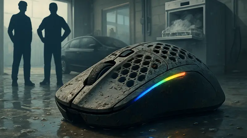 Игровая мышь SteelSeries Aerox 3 Wireless Gen 2 после теста на прочность