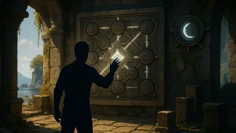 Головоломка из игры Crimson Desert в локации Steamcloud Station или Steelsail Archipelago