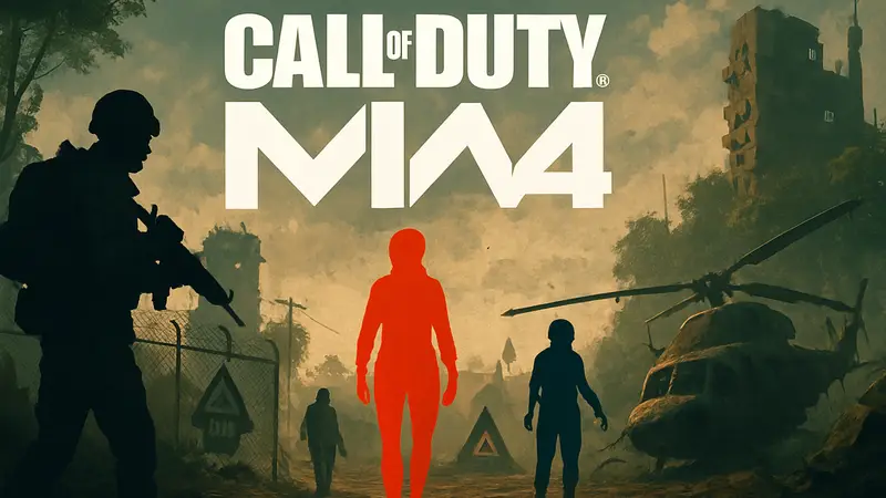 Логотип Call of Duty: Modern Warfare 4 с намёком на режим DMZ и ARC Raiders.