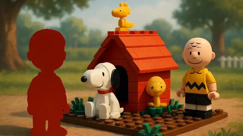 Новый набор LEGO по комиксам Peanuts со Снупи и Чарли Брауном.