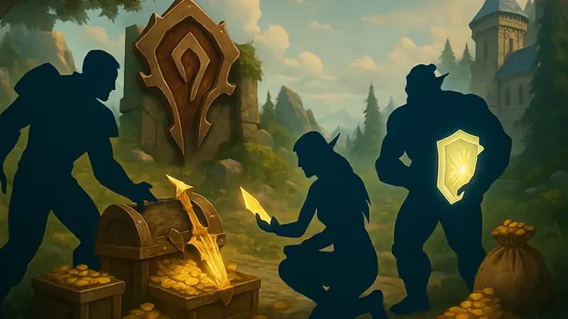 Персонажи World of Warcraft собирают улучшенные награды предпатча.