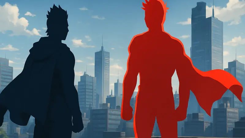 My Hero Academia: Мирио Тогата и силуэт нового Героя №1 в Японии.