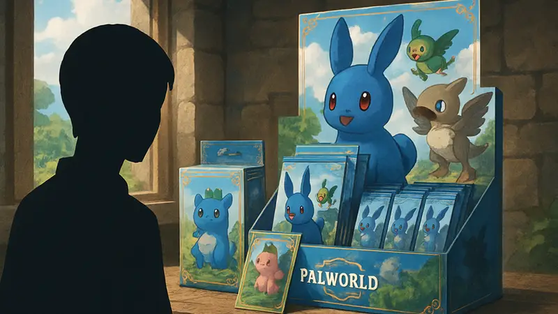 Коллекционные карточные игры Palworld, колоды и бустеры "Рассвет Палпагоса".