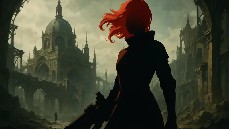 Обложка игры Clair Obscur Expedition 33 с главной героиней Маэль