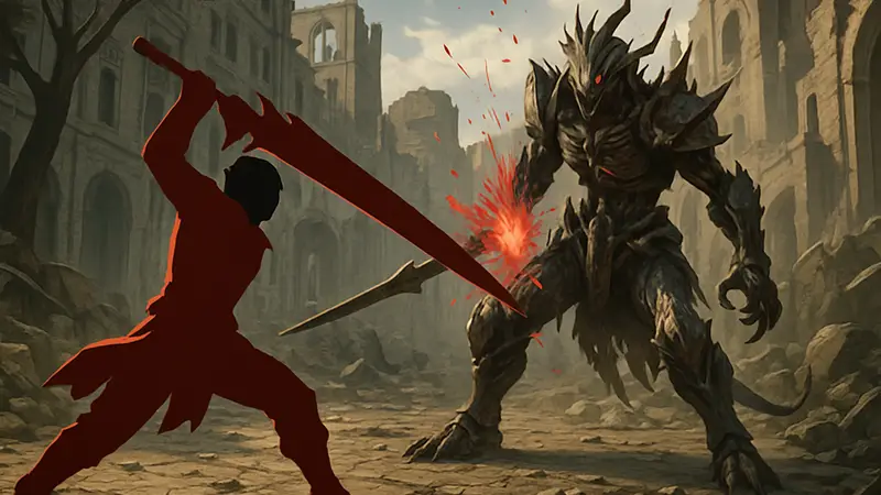 Игровой процесс Code Vein 2, персонаж в бою, скриншот из игры, изменения в геймплее после обновления