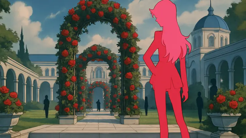 Кадр из аниме-фильма «Юность Утэны», главная героиня Утэна, аниме в кино