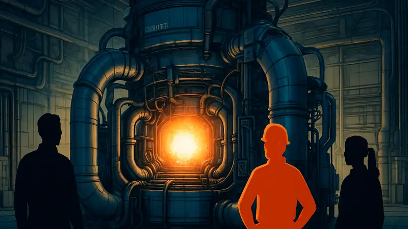Установка для термоядерного синтеза Realta Fusion, генерирующая чистую энергию.