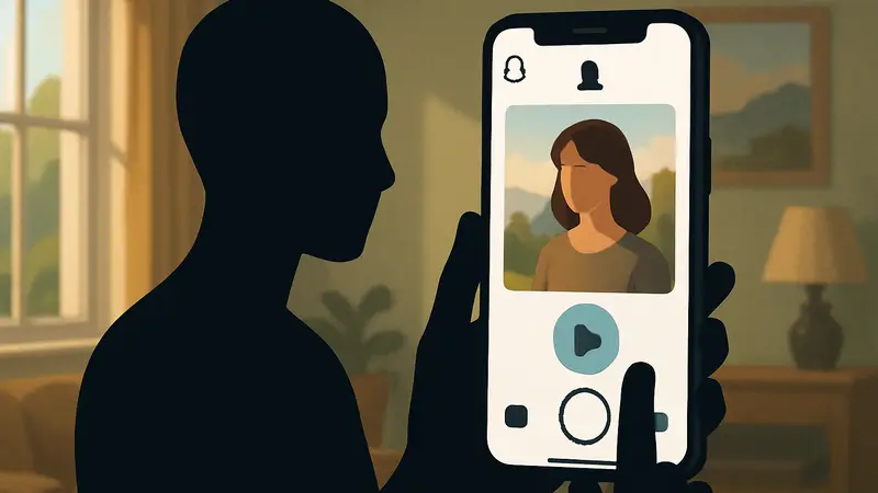 Интерфейс Snapchat с демонстрацией функции 'AI Clips', превращающей статичное изображение в короткий видеоролик