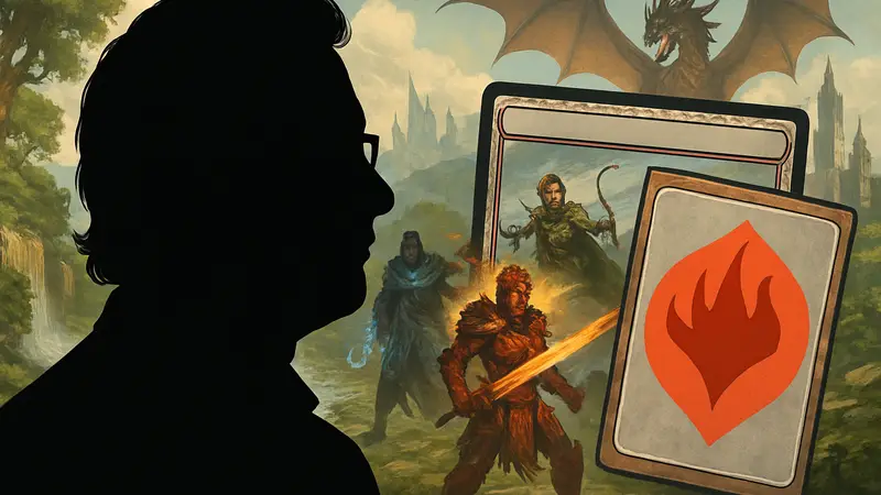 Портрет Марка Роузвотера или карты Magic: The Gathering Universes Beyond