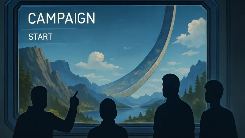 Игровое меню Halo Campaign Evolved с изображением Кольца Halo, вызывающее дебаты фанатов.