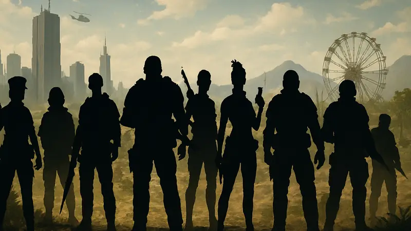 Разнообразные персонажи шутеров в открытом мире с кастомизацией