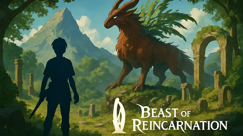 Обложка или ключевой арт Beast of Reincarnation с логотипом Game Freak