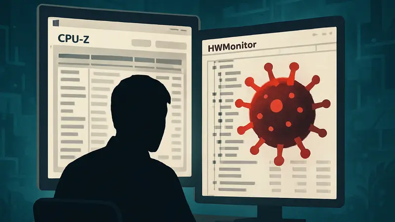 CPU-Z, HWMonitor, вирус, вредоносное ПО, кибербезопасность