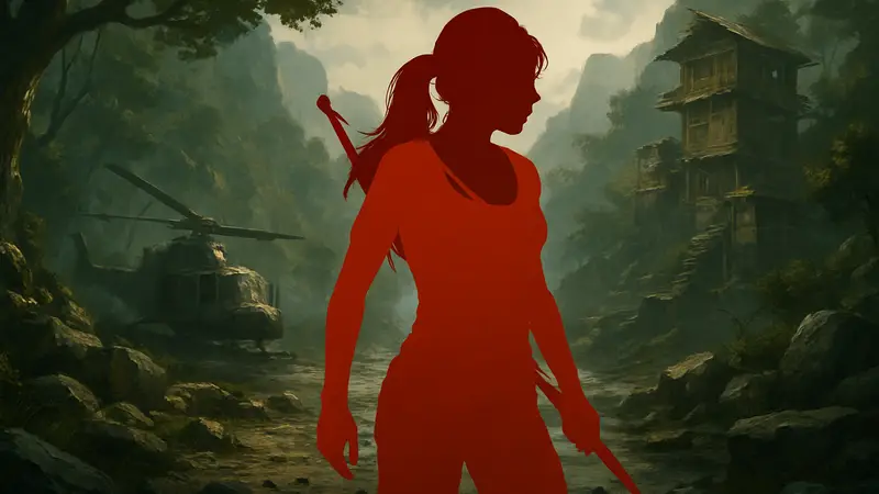 Лара Крофт в мобильной версии Tomb Raider (2013), демонстрирующая обновлённую графику
