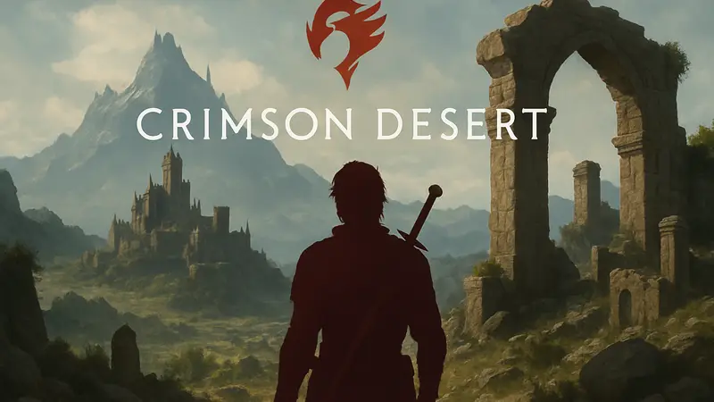 Логотип игры Crimson Desert без анонса демоверсии перед релизом.