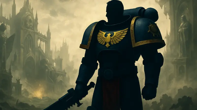 Капитан Титус из Warhammer 40,000: Space Marine 2, символизирующий продолжение поддержки игры.