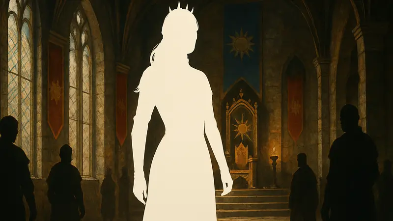 Косплей Цири из «Ведьмак 3» от Екатерины Ланн в наряде императрицы Нильфгаарда