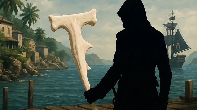 Кость акулы-молота из игры Assassin's Creed 4 Black Flag Resynced для крафта