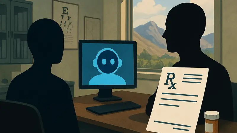 Искусственный интеллект, чатбот и рецепт психиатрических препаратов в медицине Юты.