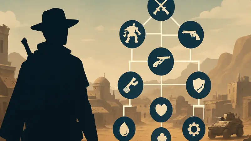 Дерево технологий и система прокачки в игре Sand: Raiders of Sophie