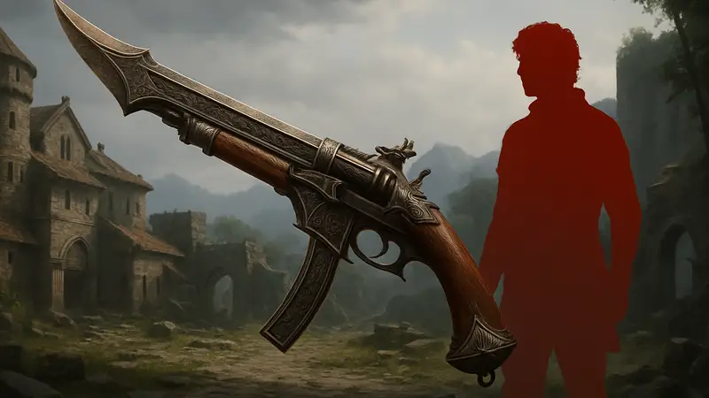 Лучшая Пушка Ринарда в игре Crimson Desert: иллюстрация оружия для гайда по получению.