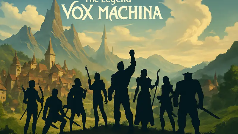 Постер мультсериала The Legend of Vox Machina, главные герои, 4 сезон