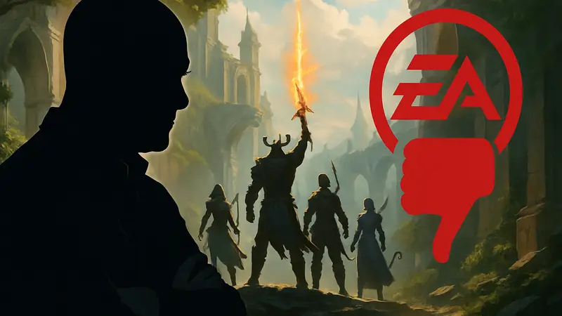 Дэвид Гайдер, бывший сценарист Dragon Age, выражающий мнение о Dragon Age: The Veilguard и EA.