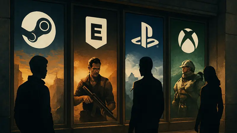 Обложки бесплатных игр Steam, Epic Games Store, PlayStation и Xbox