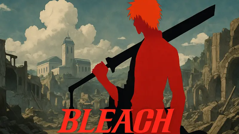 Кадр из аниме Bleach: The Calamity или логотип аниме-сериала