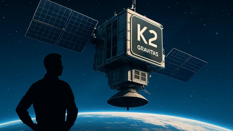 Спутник K2 Gravitas на орбите, высокопроизводительный космический дата-центр