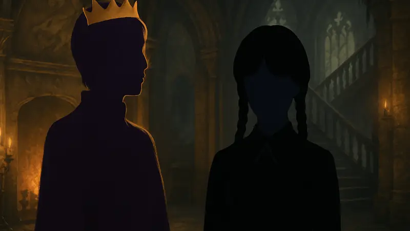 Лена Хиди в образе Серсеи Ланнистер и Уэнсдей Аддамс