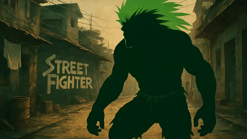 Джейсон Момоа в гриме и костюме персонажа Бланка из экранизации Street Fighter на новом постере.