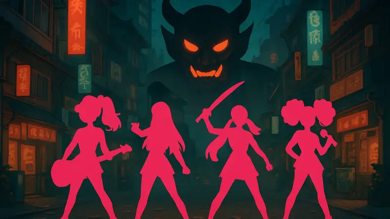 Обложка фильма KPop Demon Hunters, выпущенного в Criterion Collection