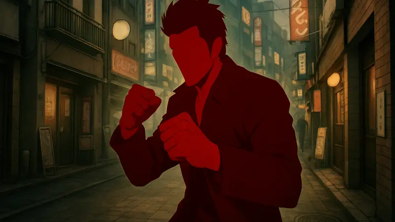 Главный герой Кирю из игры Yakuza Kiwami 3 в бое