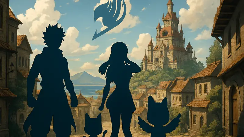 Главные герои аниме Fairy Tail (Нацу, Люси, Хэппи) возвращаются 29 июля